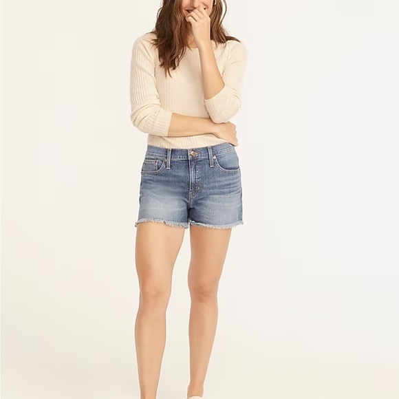 J. Crew Mid-rise Denim Short In Squash Wash nwot - Picture 5 of 10
